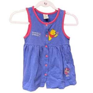 Vintage Winnie-the-Pooh Friends Forever Dress 4T Embroidered with Pooh & Piglet